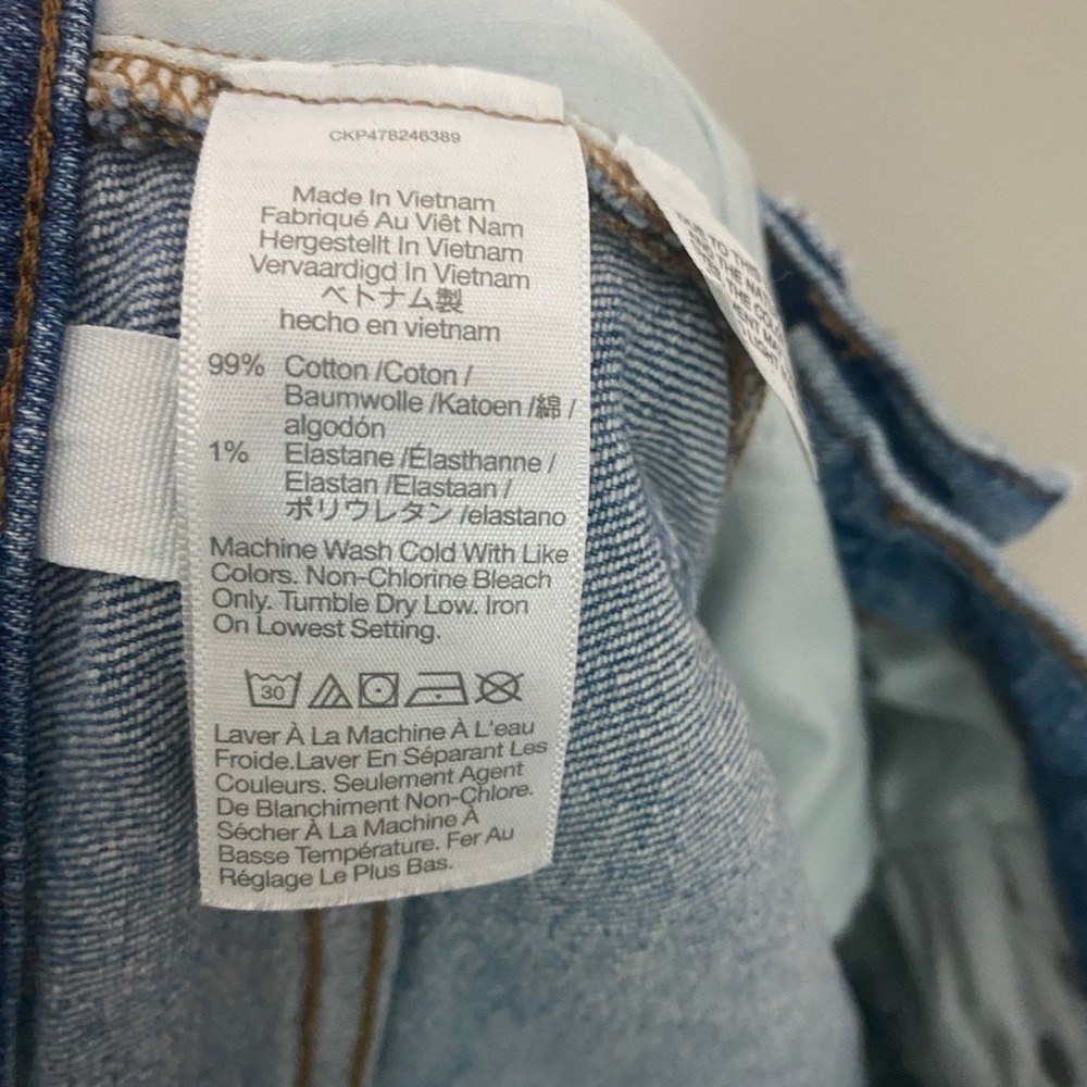 Madewell 90s Straight Jeans Womens 27 High Rise Denim - Picture 6 of 8